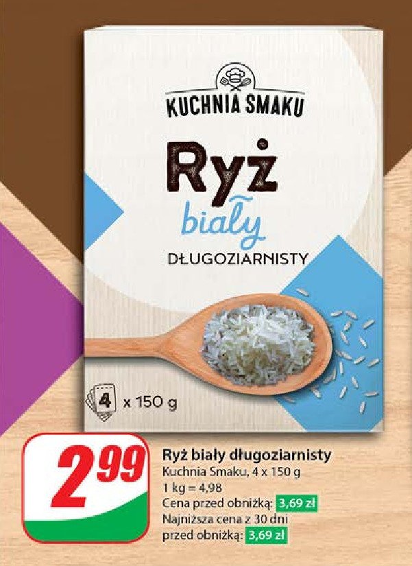 Ryż biały długoziarnisty Kuchnia smaku promocja