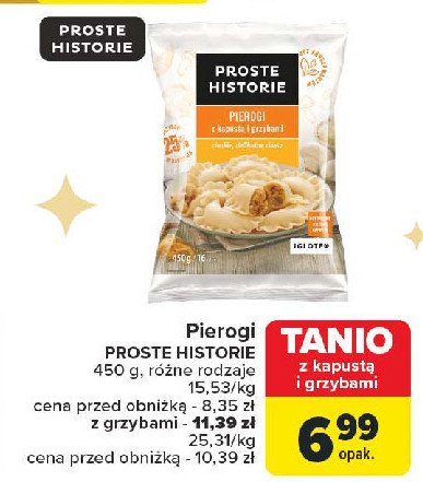 Pierogi z grzybami Iglotex proste historie promocja w Carrefour Market