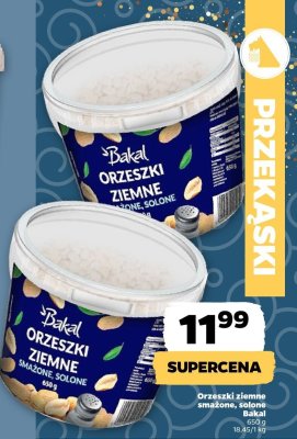 Orzeszki ziemne smażone, solone Bakal promocja w Netto