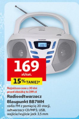 Radioodtwarzacz Blaupunkt BB7WH promocja w Auchan