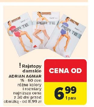 Rajstopy damskie daily 20 den Per te promocja w Carrefour