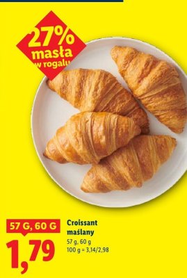 Croissant maślany  promocja w Lidl