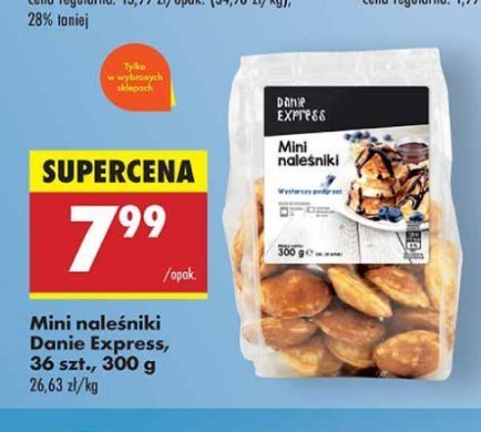 Mini naleśniki Danie express promocja w Biedronka