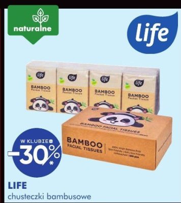 Chusteczki bambusowe Life promocja w Super-Pharm