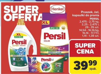 Proszek, żel, kapsułki do prania Persil Deep Clean promocja w Carrefour Market