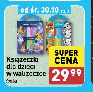 Książeczki w walizeczce małe zwierzątka promocja w Aldi