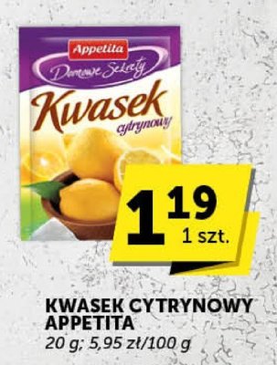 Kwasek cytrynowy Appetita promocja w Groszek