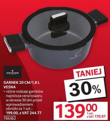 Garnek 20 cm/1,8 L Vesna Zweger promocja w Selgros