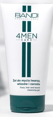 Żel do mycia twarzy, włosów i zarostu BANDI 4MEN promocja w Hebe