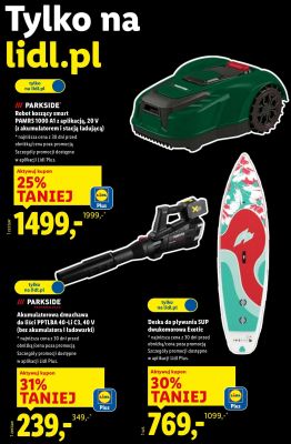 Akumulatorowa dmuchawa do liści PARKSIDE PPTLBA 40-Li C3, 40 V (bez akumulatora i ładowarki) promocja w Lidl