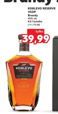 Brandy Koblewo Reserve VSOP promocja w Kaufland