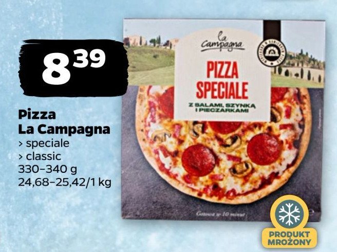 Pizza classic La campagna promocja