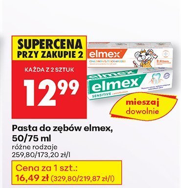 Pasta do z臋b贸w ELMEX CARES PROTECTION promocja w Biedronka