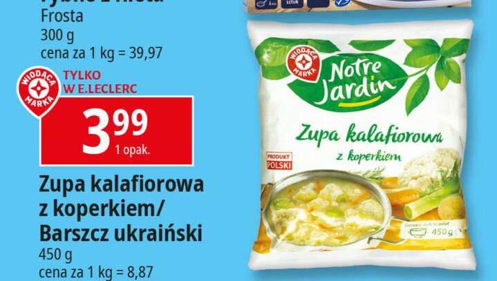 Barszcz ukraiński Wiodąca marka notre jardin promocja