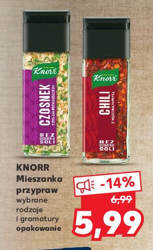 Czosnek posypywaczka Knorr promocja