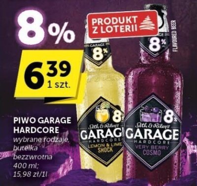 Piwo Garage Hardcore różne rodzaje, butelka bezwrotna promocja w Euro Sklep