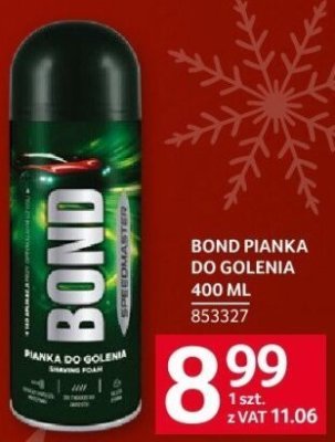 Bond pianka do golenia 400 ml różne rodzaje promocja w Selgros