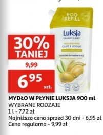 Mydło w płynie olive & yoghurt Luksja creamy & soft promocja