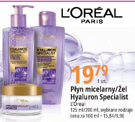 Krem nawiliżający na dzień L'oreal hyaluron specialist promocja