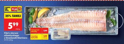 Filet z dorsza atlantyckiego z Grenlandii Marinero promocja w Biedronka