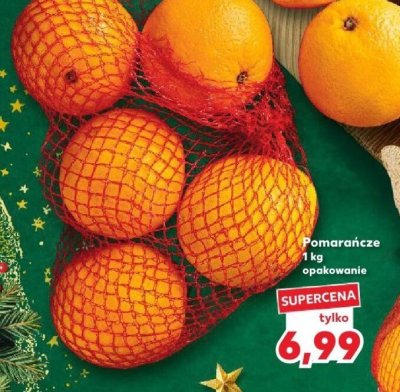 Pomarańcze 1 kg opakowanie promocja w Kaufland