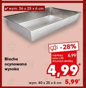 Blacha do ciasta 40 x 25 x 6 cm promocja