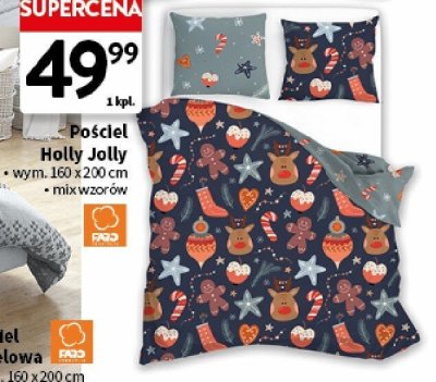 Pościel Holly Jolly promocja w Intermarche