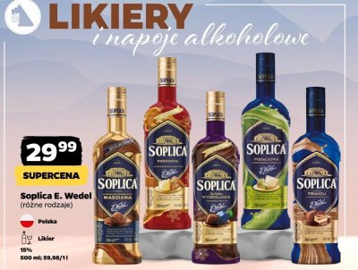 Likier Soplica E. Wedel nadziana promocja w Netto