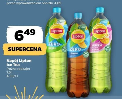 Napój Ice Tea (różne rodzaje) 1,5 l Lipton promocja w Netto