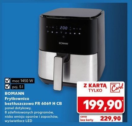 Frytownica fr 6069 hcb Bomann promocja