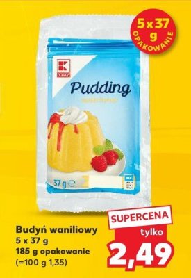 Budyń waniliowy 5-pak promocja w Kaufland