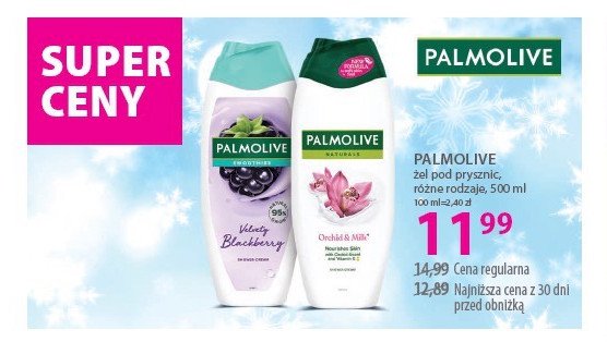 Żel pod prysznic velvety blackberry Palmolive smoothies promocja w Hebe