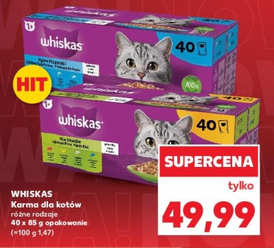 Karma dla kota rybne przysmaki Whiskas promocja