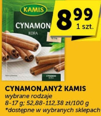 Cynamon anyż Kamis promocja w Euro Sklep