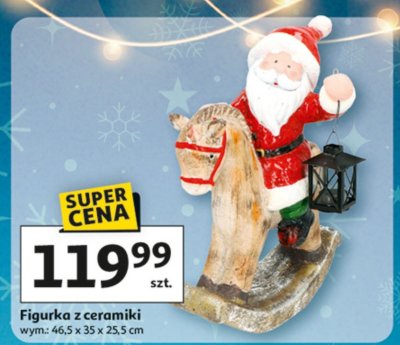 Figurka z ceramiki promocja w Auchan