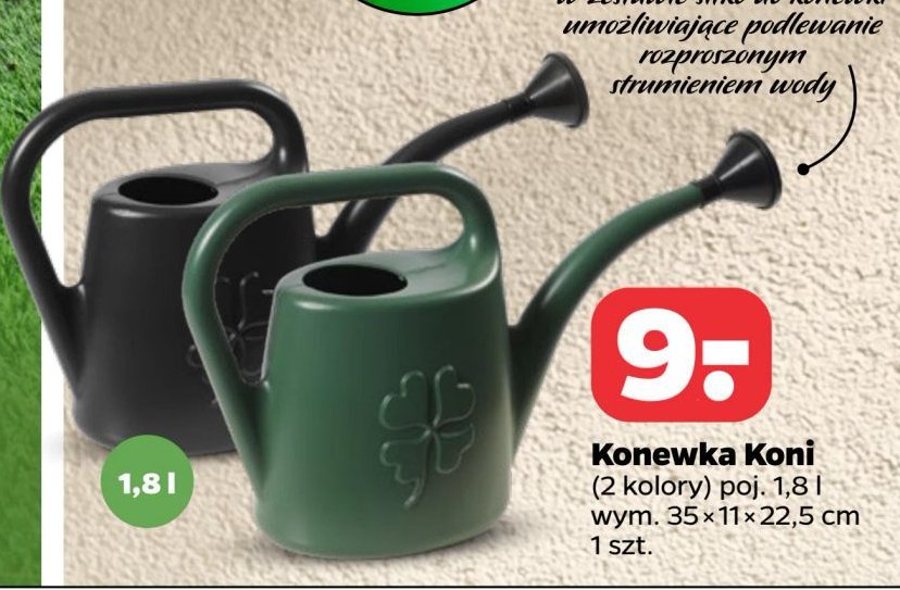 Konewka koni 1.8 l promocja w Netto