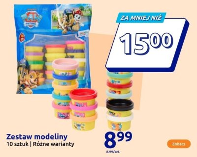 Zestaw modeliny - 10 sztuk promocja w Action