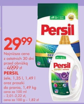 Żele do prania PERSIL promocja w Super-Pharm