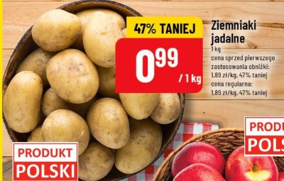 Ziemniaki jadalne promocja w POLOmarket