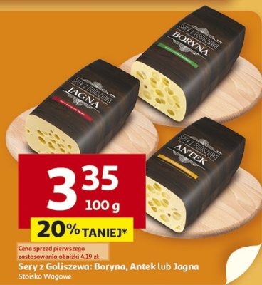 Ser Boryna, Antek lub Jagna, Stoisko Wągowe promocja w Auchan