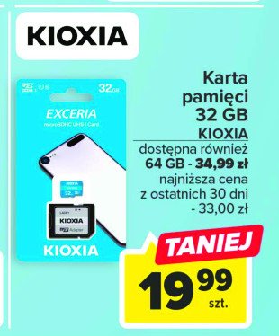Karta pami臋ci 64 gb Kioxia promocja
