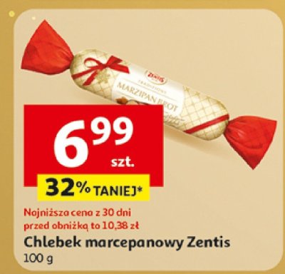 Chlebek marcepanowy Zentis promocja w Auchan