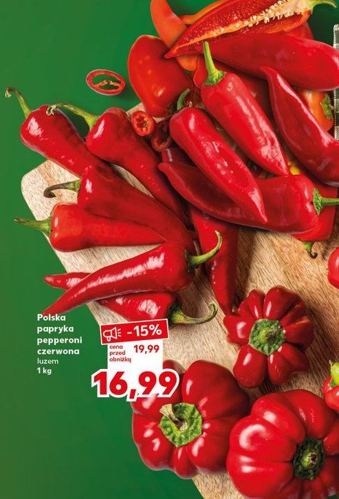 Papryka pepperoni czerwona promocja