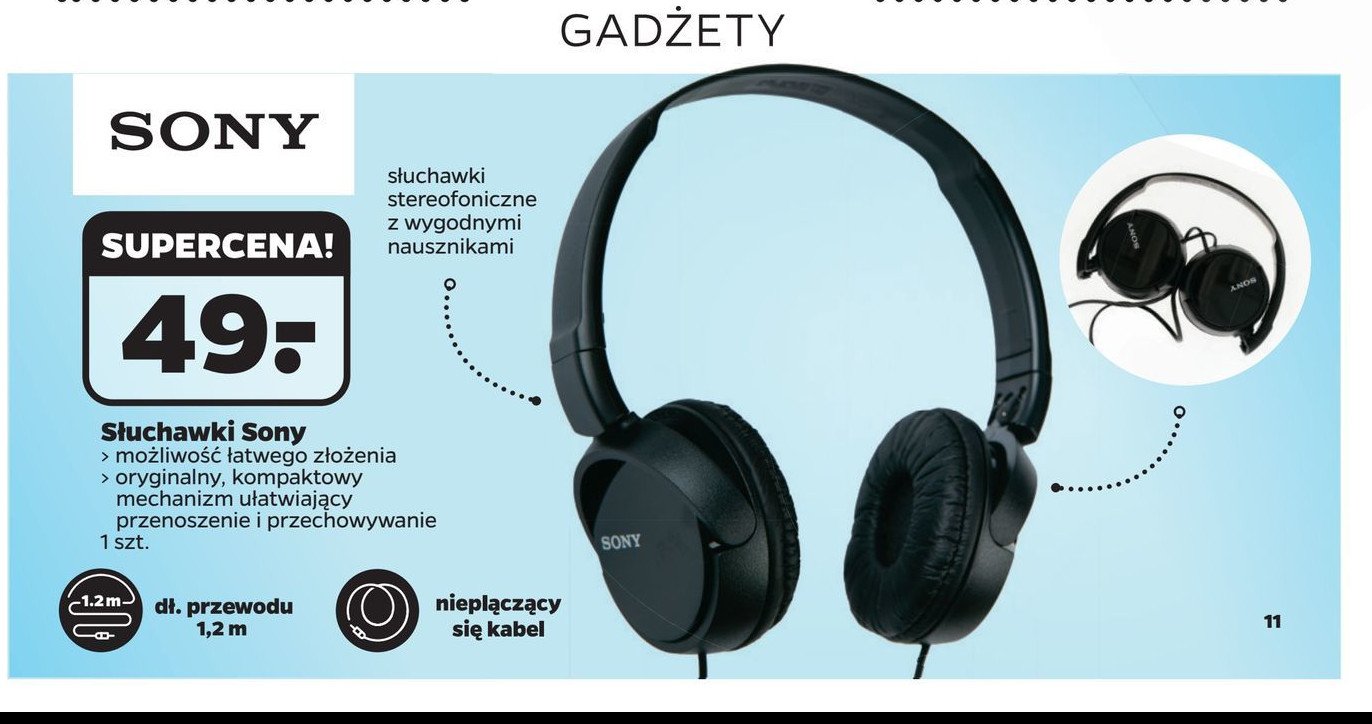 Słuchawki mdrzx310 Sony promocja