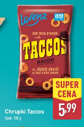 Chrupki bekon LORENZ TACCOS promocja