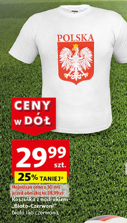 Koszulka polska biało czerwoni czerwona promocja