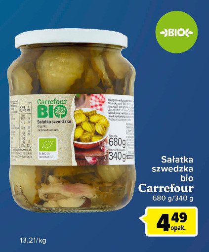 Sałatka szwedzka Carrefour bio promocja