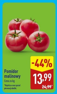 Pomidor malinowy promocja w Aldi