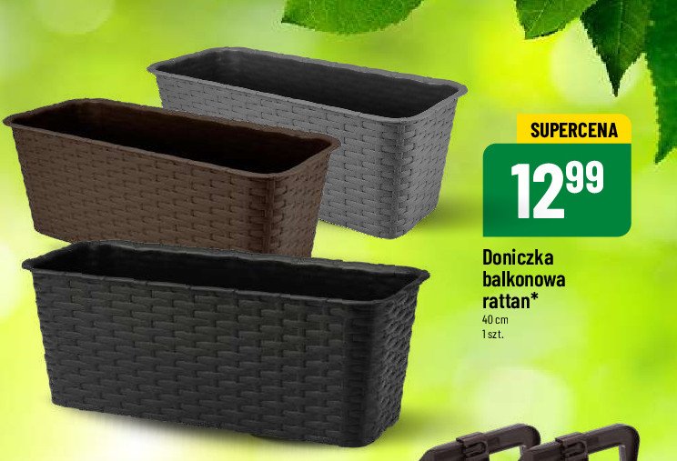 Doniczka balkonowa 40 cm promocja