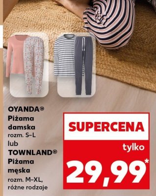 Piżama damska, rozm. M-XL, różne rodzaje promocja w Kaufland